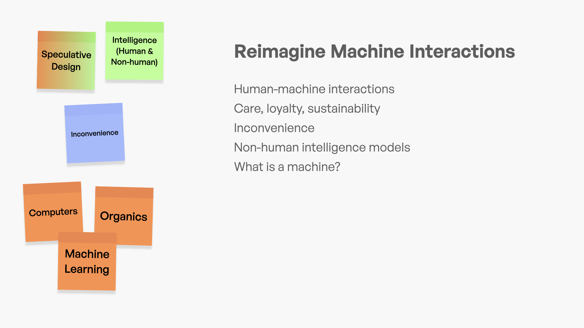 machine-human relations